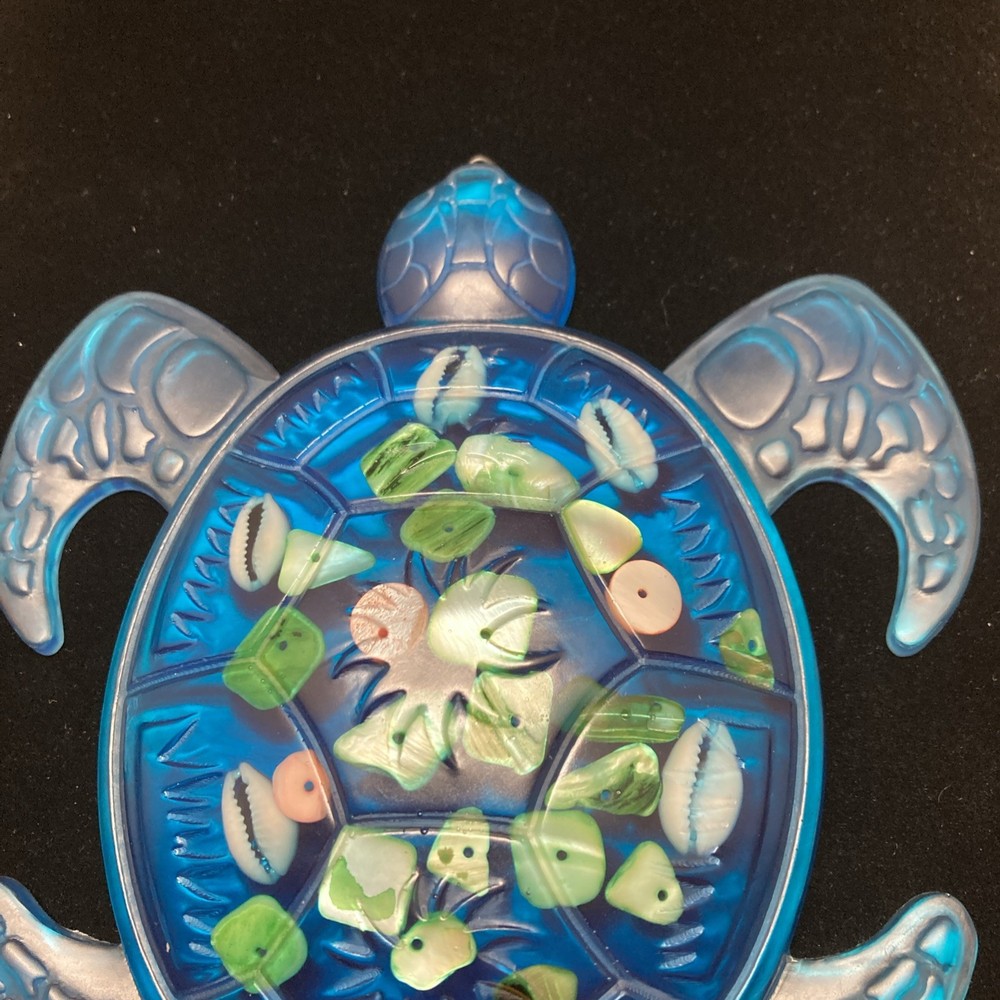 Turtle Wall Art, Expoxy Resin, Handmade,7x5”