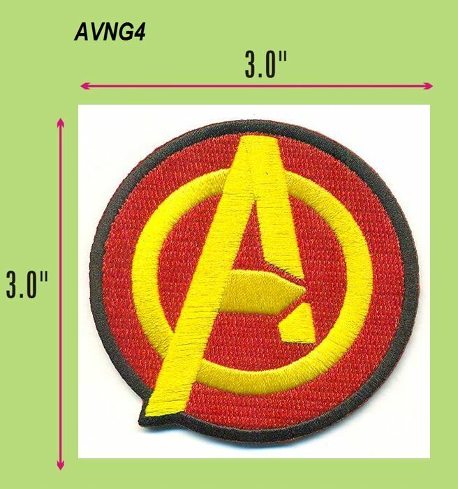 AVENGERS RED/YELLOW UNIFORM PATCH - AVNG4