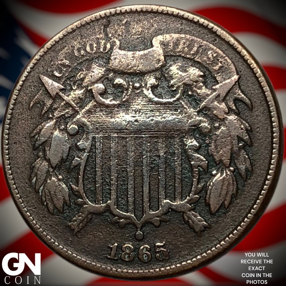 1865 2 Cent Piece Y6219
