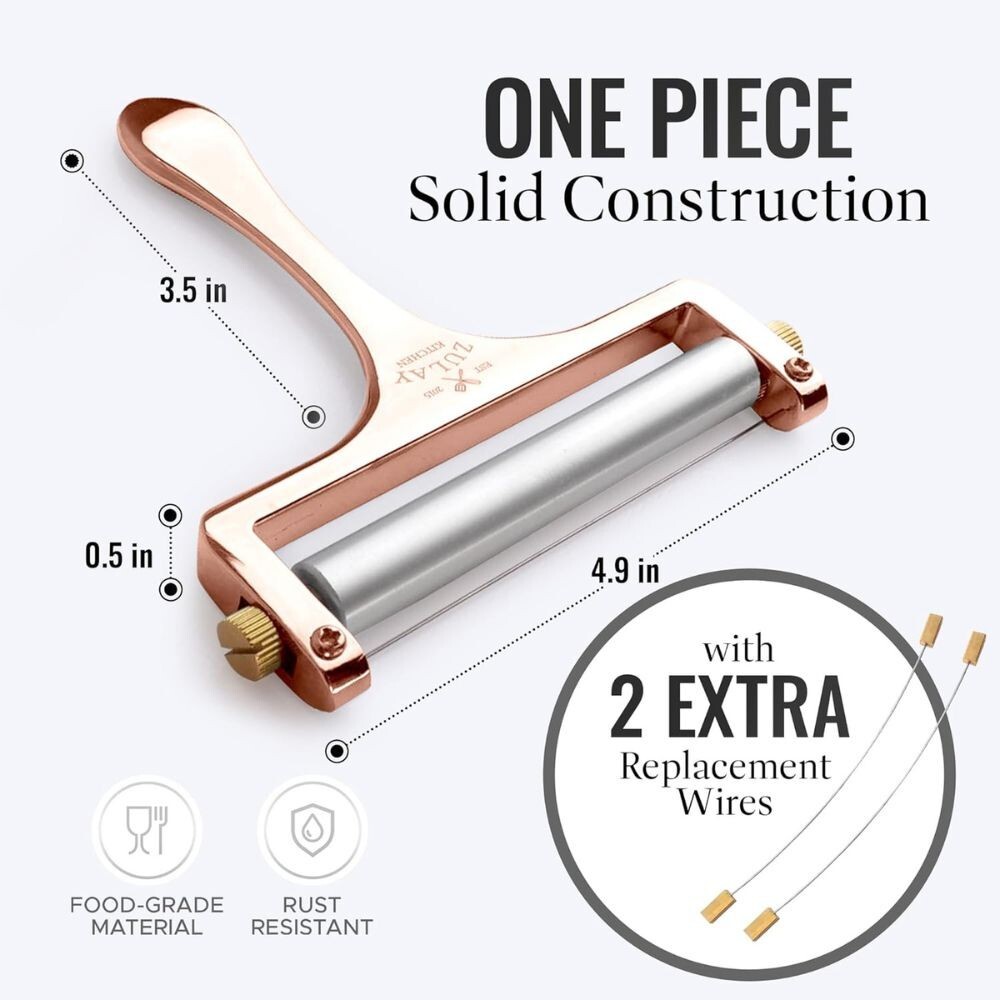 Zulay Kitchen Wire Cheese Slicer