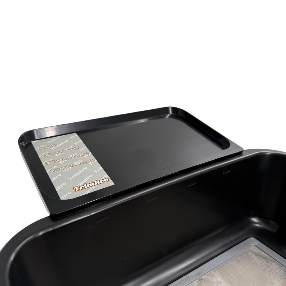 Trim Tray with Detachable Table and Replaceable 150 Micron Screen