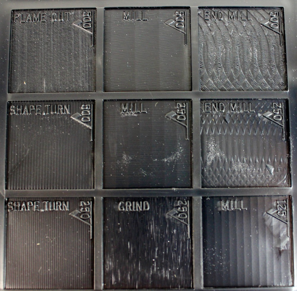 FLEXBAR SURFACE FINISH COMPARATOR- PLASTIC - #16007