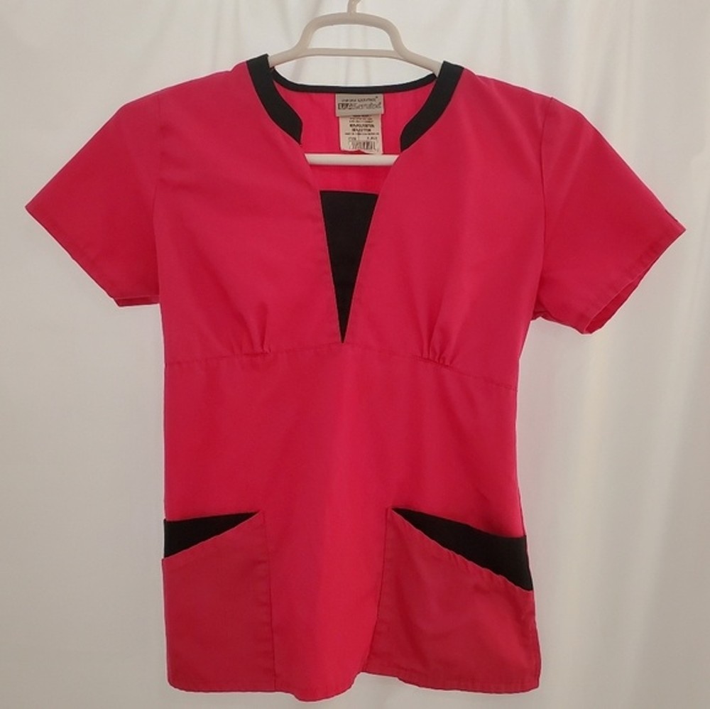 UA Scrubs Pink Scrub Set, Size Small