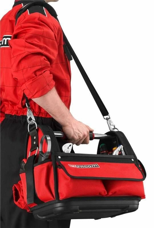Facom Tools New Bright Red Work Tote Bag Storage ToolBag Like a Toolbox