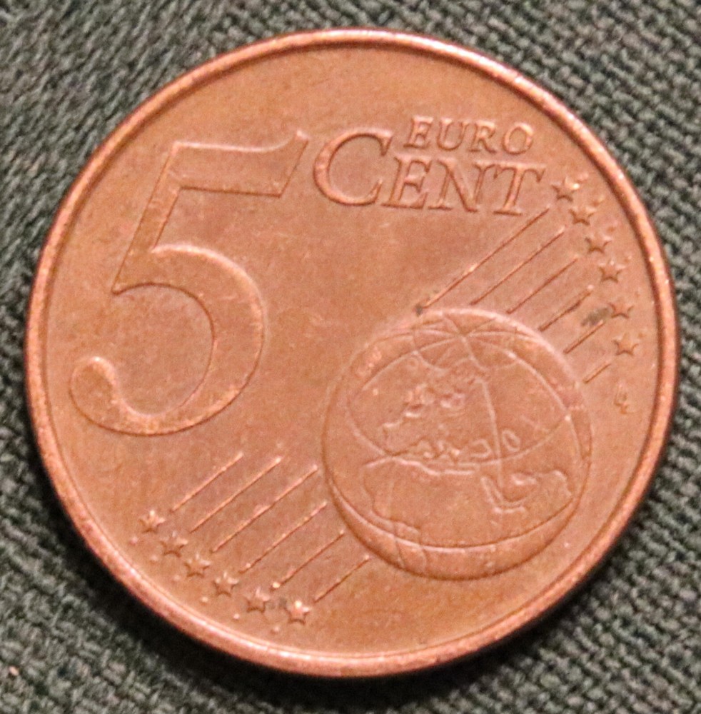 2014 Netherlands Five Euro Cent Coin