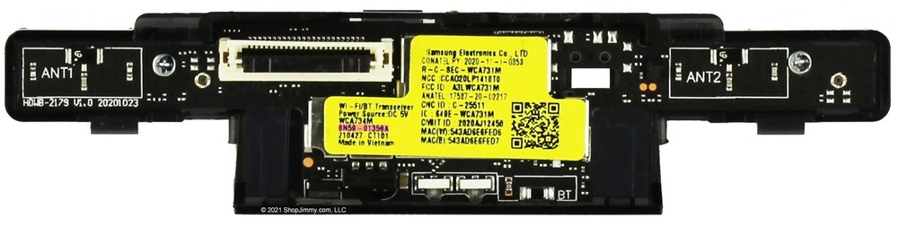 Samsung BN59-01359A (WCA731M) Wi-Fi Bluetooth Wireless Module SEE NOTE