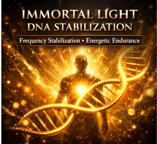 ✨ IMMORTAL LIGHT DNA STABILIZATION Frequency Locking • Energetic Endurance