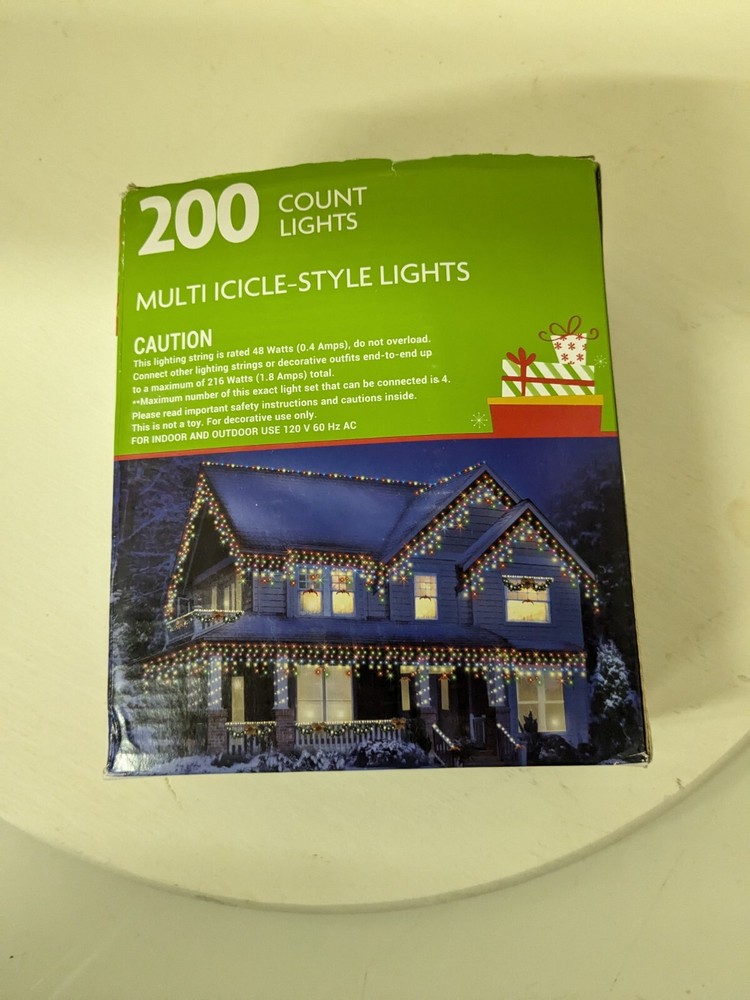 200 Multi Icicle-Style Lights