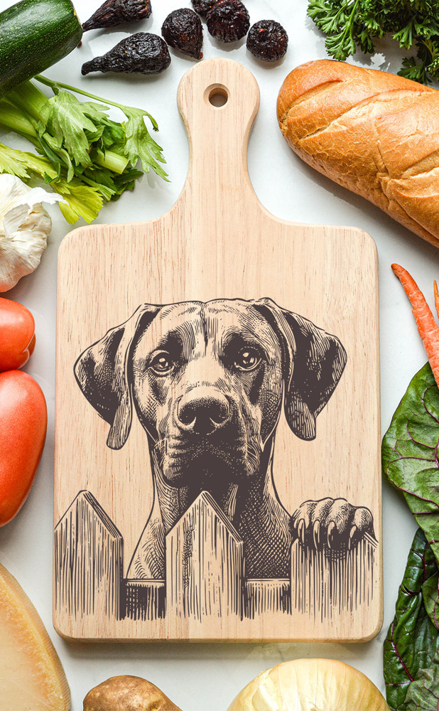 Rhodesian Ridgeback Cutting Cheese Board