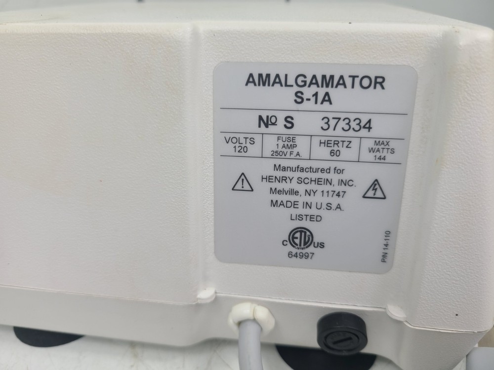Henry Schein Dental Lab Amalgamator Model S-1A (TESTED)