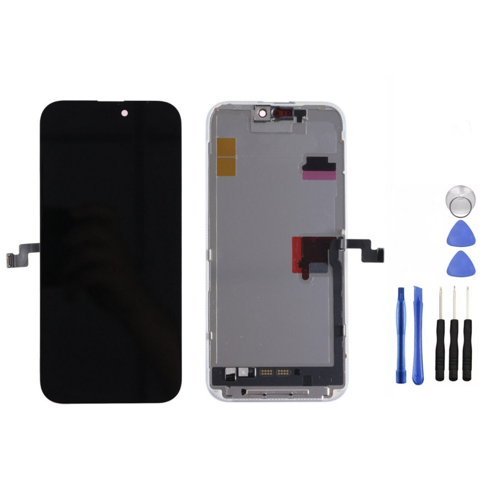 For iPhone 16 Pro Max SOFT OLED Display Touch Screen Digitizer Replacement Frame