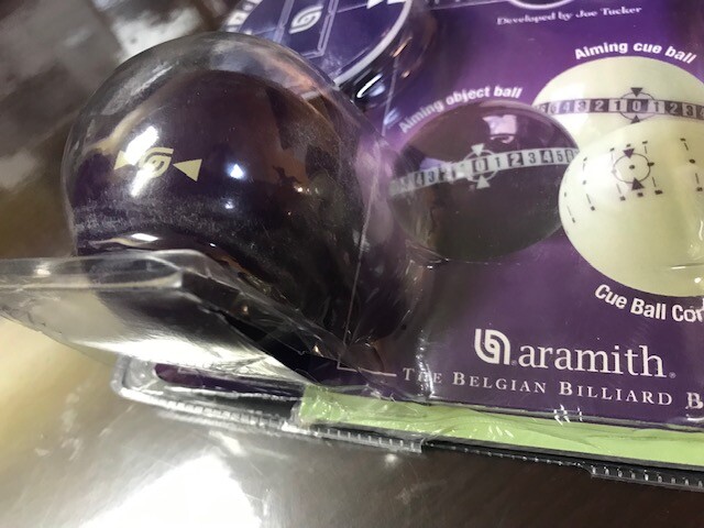 Aramith Aiming by the Numbers Learning Method in a blister