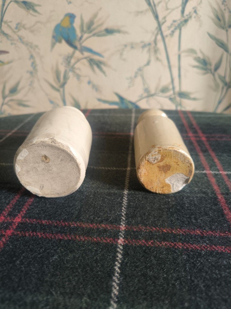 2 x Large Antique Stoneware Bottles