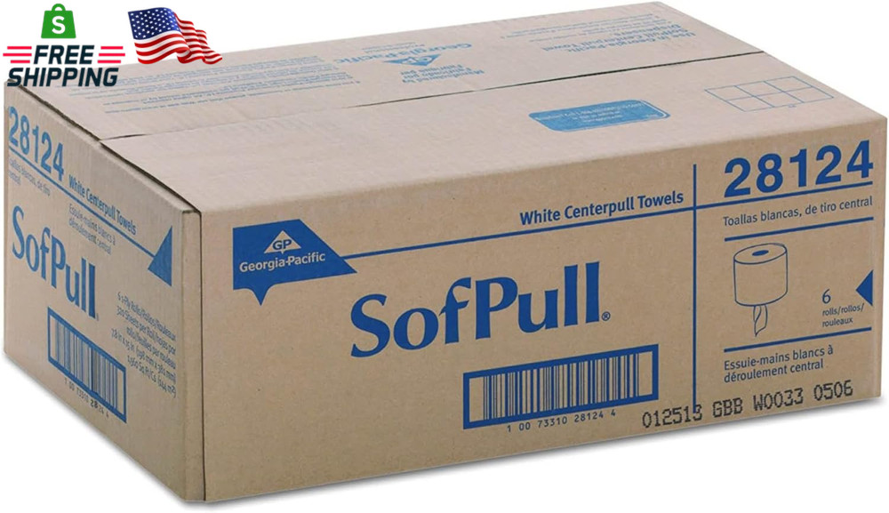 Georgia-Pacific Sofpull Centerpull Regular Capacity Premium Paper Towel, White,