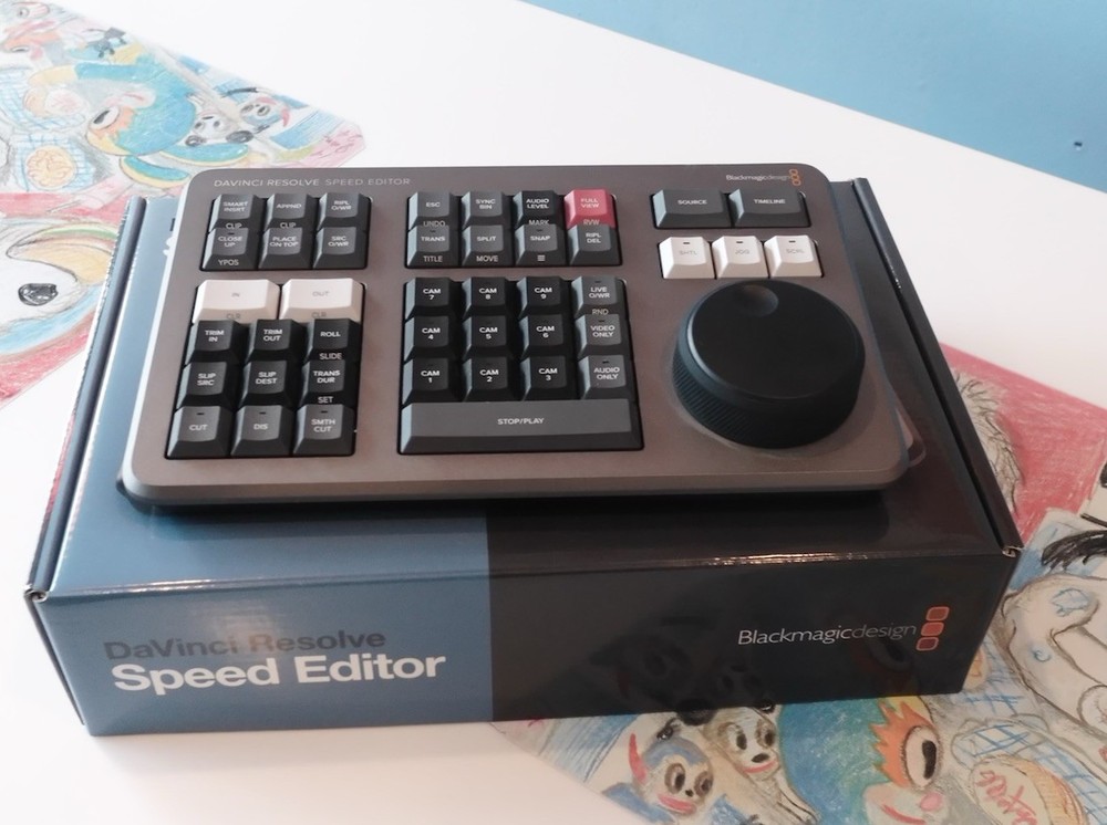 Blackmagic Design DaVinci Resolve Speed Editor Editing Keyboard - Hardware Only