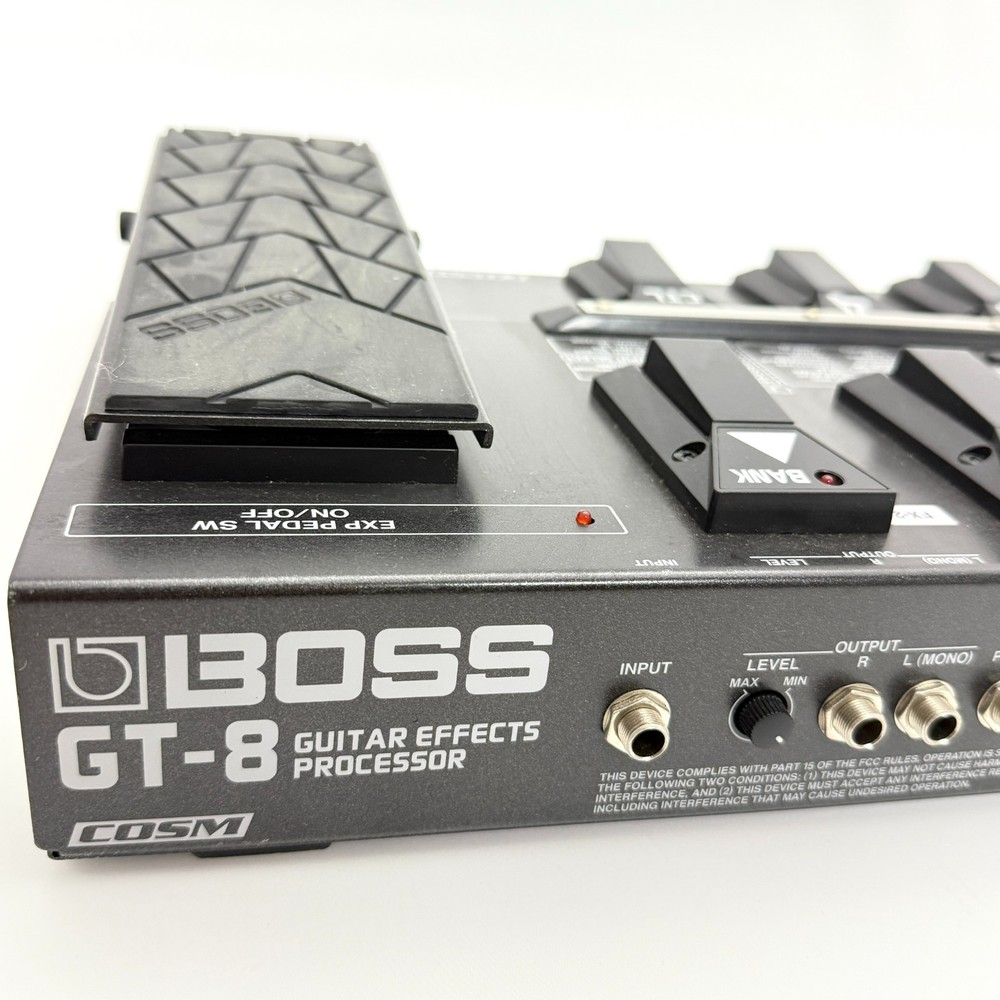 BOSS GT-8 Guitar Effects Processor Multi Guitar Effect Pedal With Adapter #0107