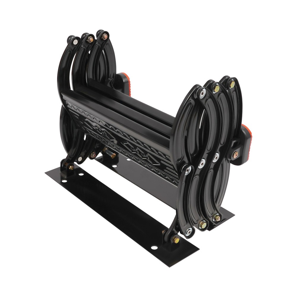 3 Steps Wall Mounted Attic Ladder, Pull Down Telescoping Step Ladder 300kg Load