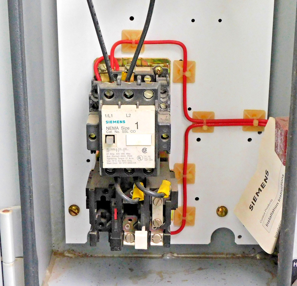 Siemens SSF C20 Combination Motor Controller Enclosure 480V 60A