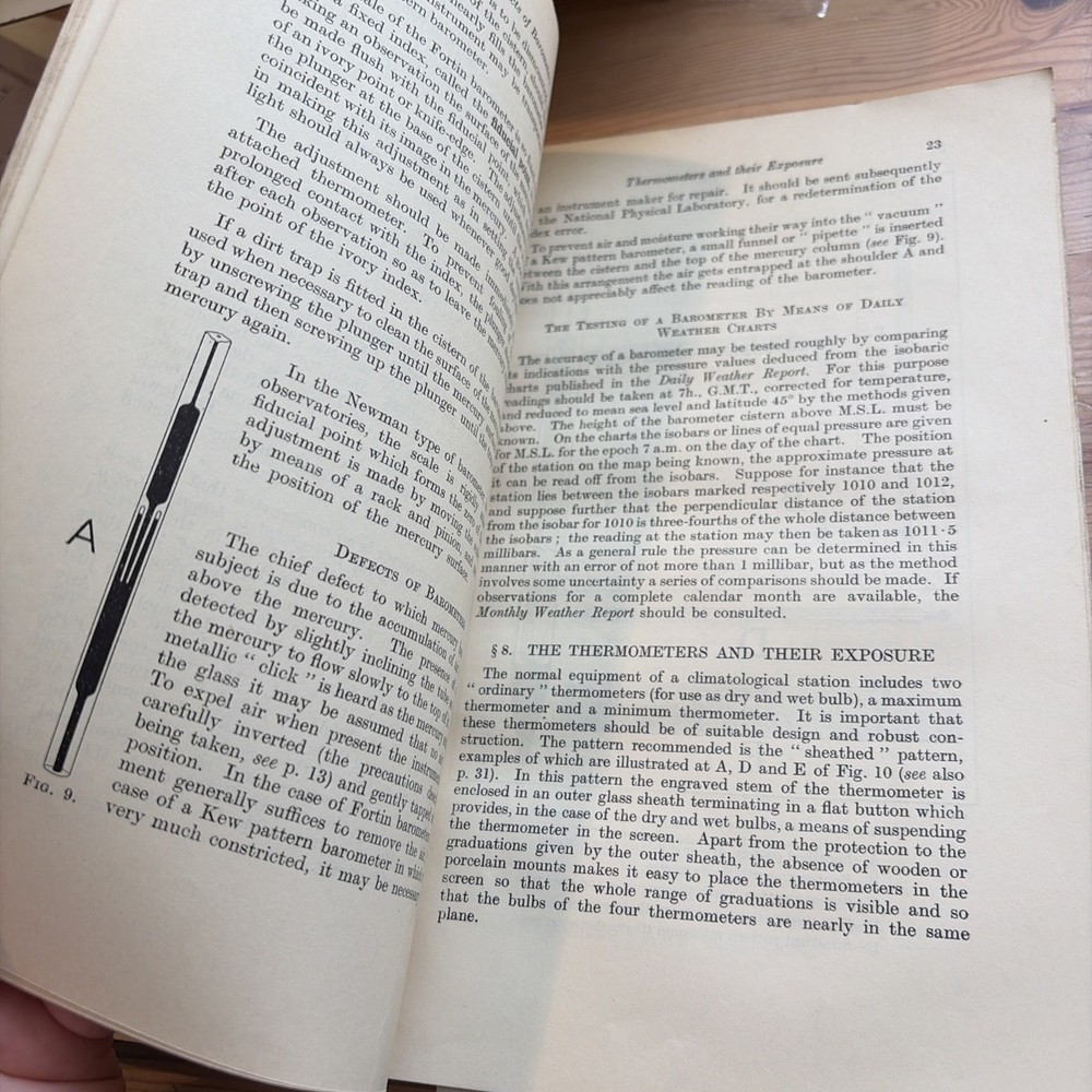 WWII 1942 Meteorological Observer’s Handbook