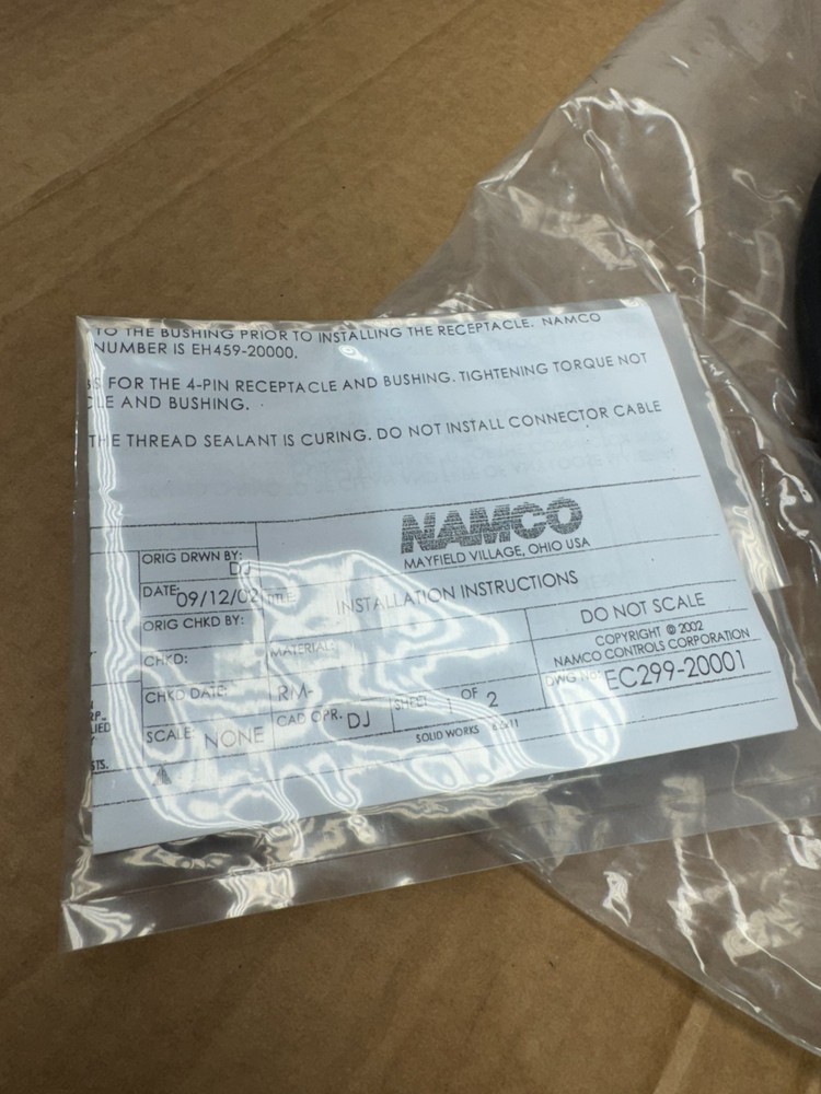 NEW NAMCO CABLE ASSEMBLY KIT EC290-29020