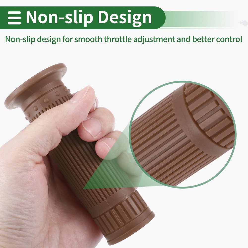 Motorcycle Knobs 7/8" 22mm Light Brown TPU Handlebar Cover