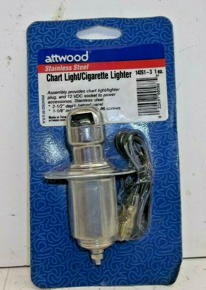 ATTWOOD CHART LIGHT / CIGARETTE LIGHTER