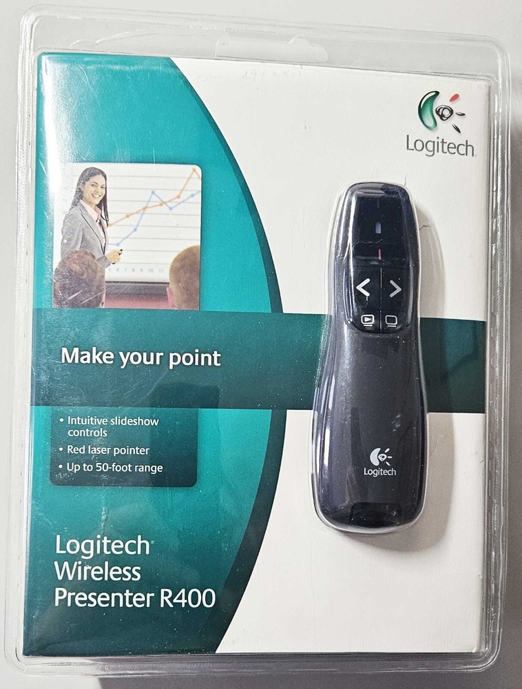 Logitech R400 Wireless Presenter Laser Pointer