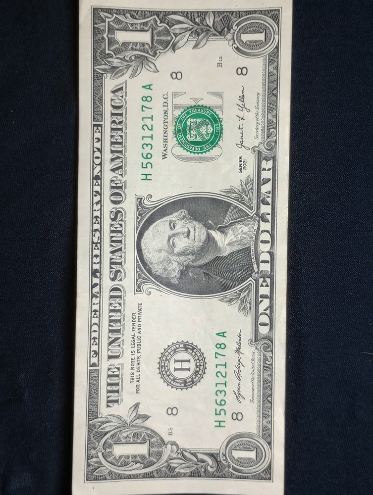 2021 $1 Note Gas Pump Error #514