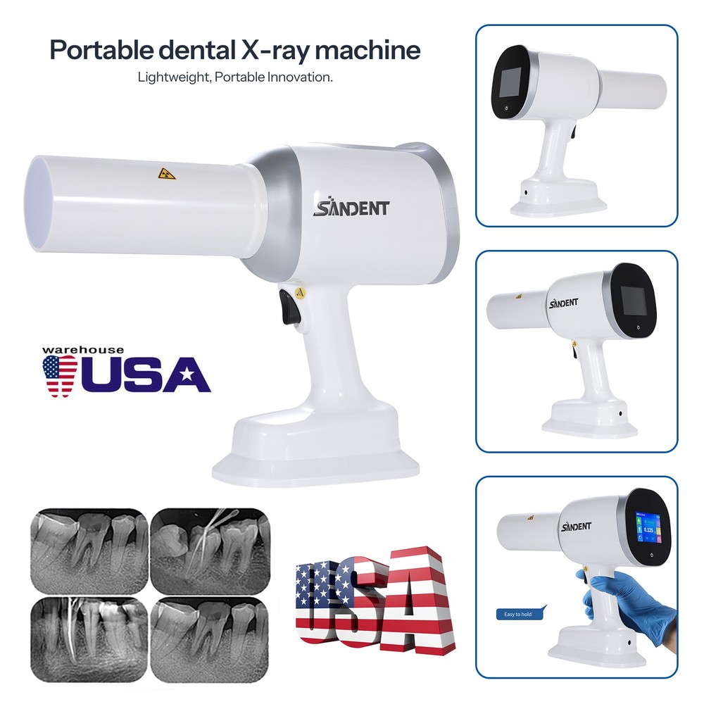 Dental X Mobile Unit System Ray Digital Machine High Frequency with Shield USA