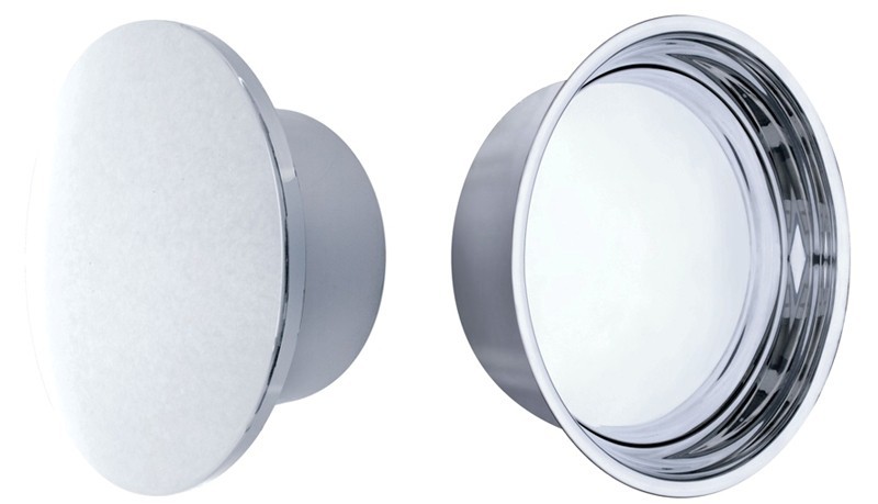 MOON Rear Axle Cover (33mm Lug Nuts) CHROME Plastic