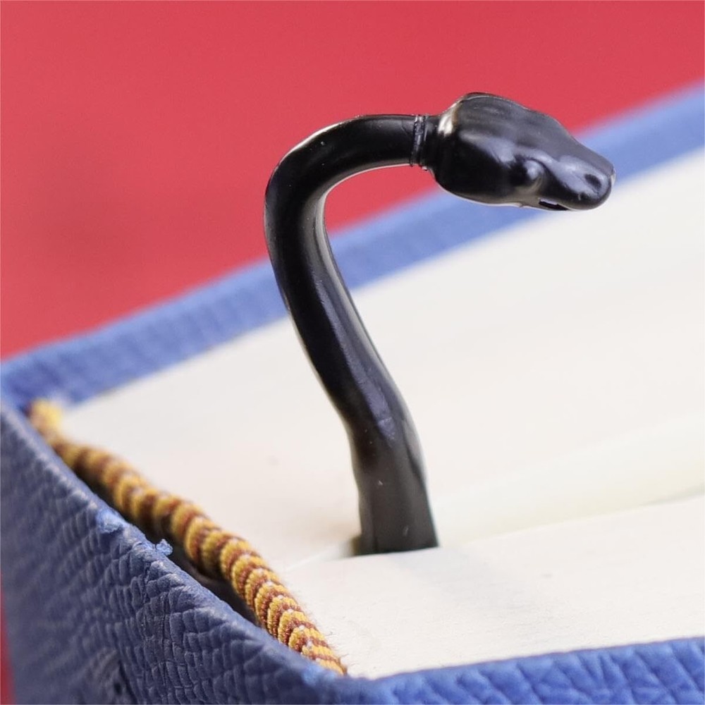 Snake Bookmark Medium Alloy Matte Black Bookmark