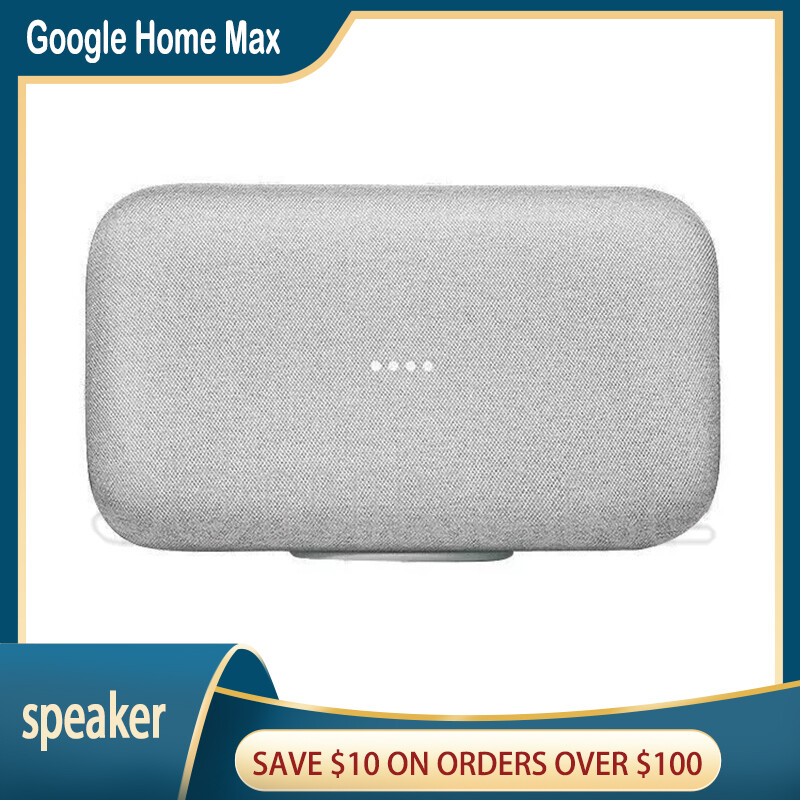 Google Home Max Smart Assistant Speaker Bluetooth Chalk/Charcoal