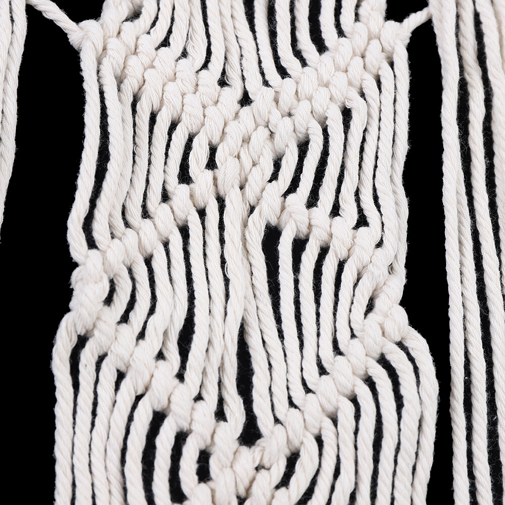 Handmade Macrame Wall Hanging Boho Home Backdrop Door Window Curtain Decor