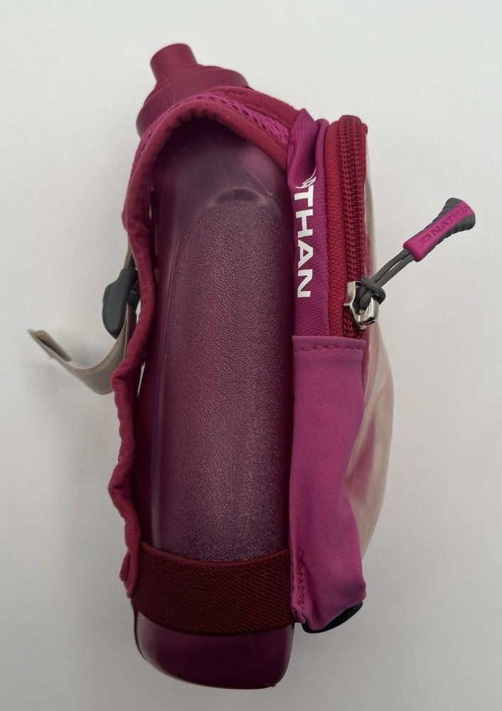 Nathan SpeedDraw Plus Pink Handheld Hydration Flask With Adjustable Strap