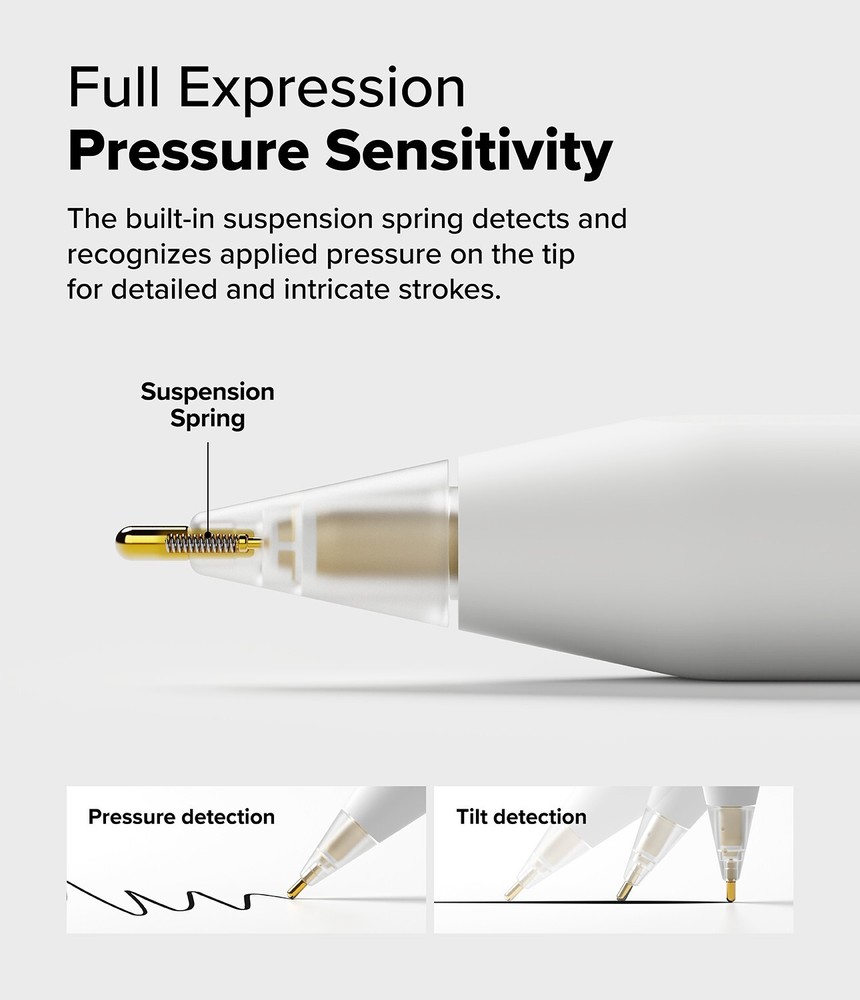 For Apple Pencil Pro 1st 2nd Gen | Ringke [Replacement Tip] Precise Enhanced Nib