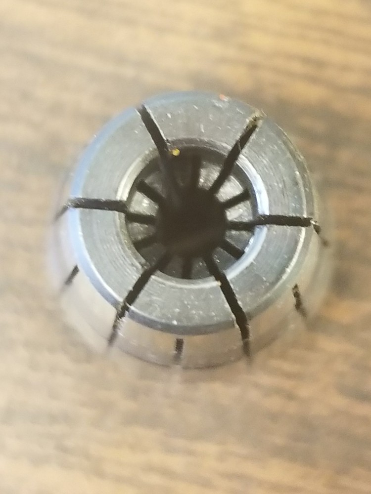 Command XT 16 Collet,  Part # F125 Size Range: .086-.125 Used