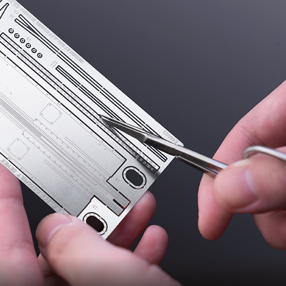 T10B02 Stainless Steel Thick Modeling Scissors For Model Building Etching Tool