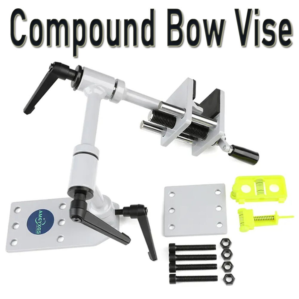 Recurve Compound Bow Vise 360° Adjustable Archery Bow Level Tool Maintenance