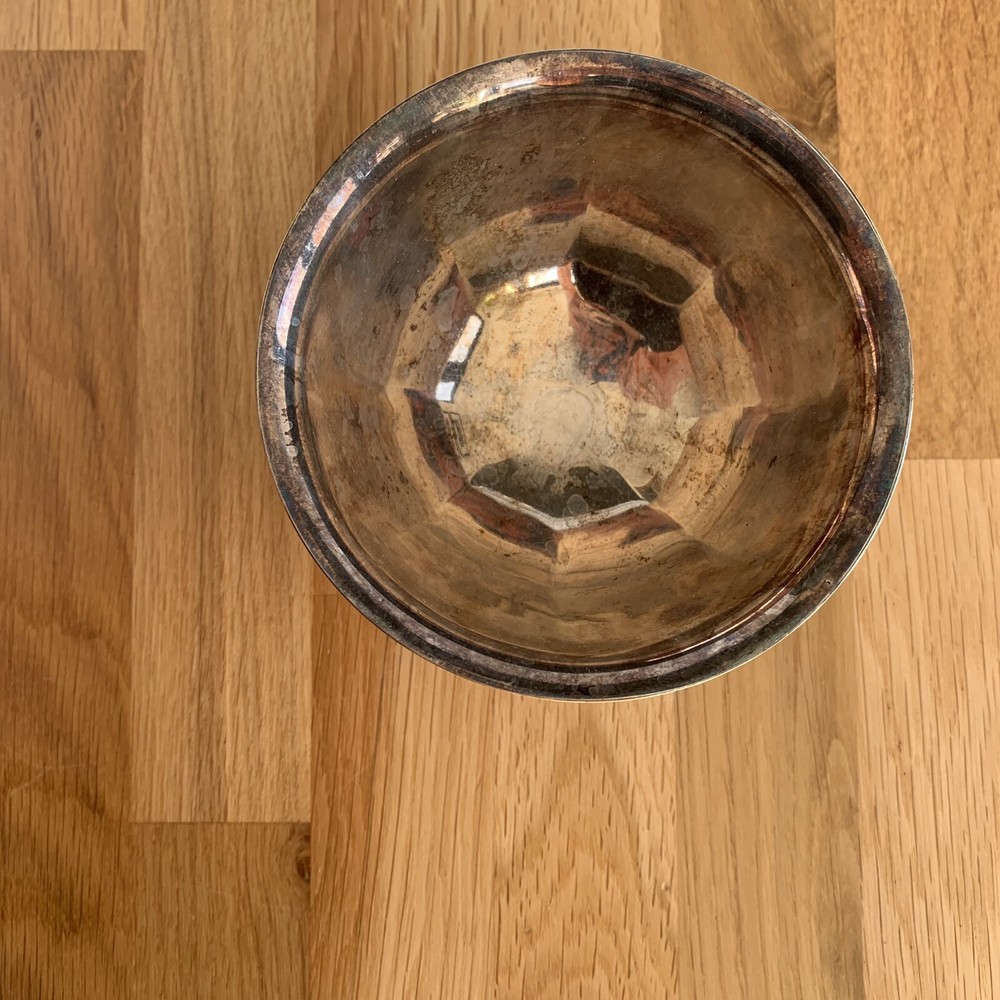 Silver Sugar Bowl Sauce Dish Made In Sheffield