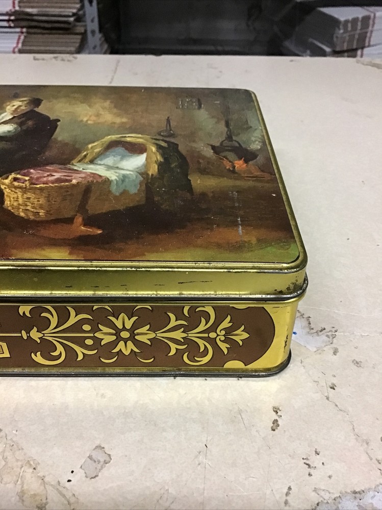 Vintage Biscuit Tin Bernard de Hoog DBF