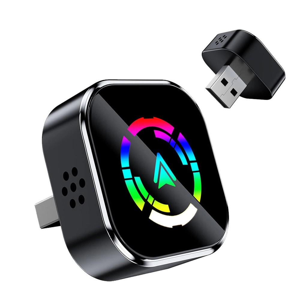 For Apple CarPlay Wireless USB Adapter Bluetooth 5.0 for iOS Android Auto System