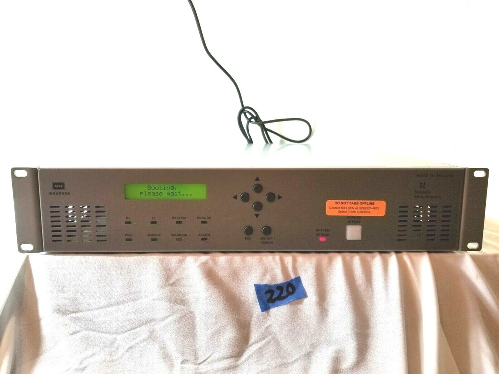 Nielsen WEGENER NAVE IIC 002 ENCODER Rack Mount Silver   #220