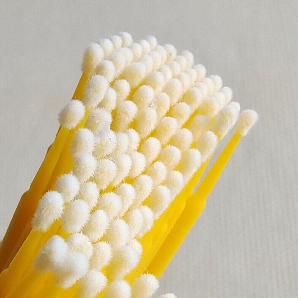 100 Pcs Dental Disposable Material Micro Brush Tooth Applicator 2.0mm