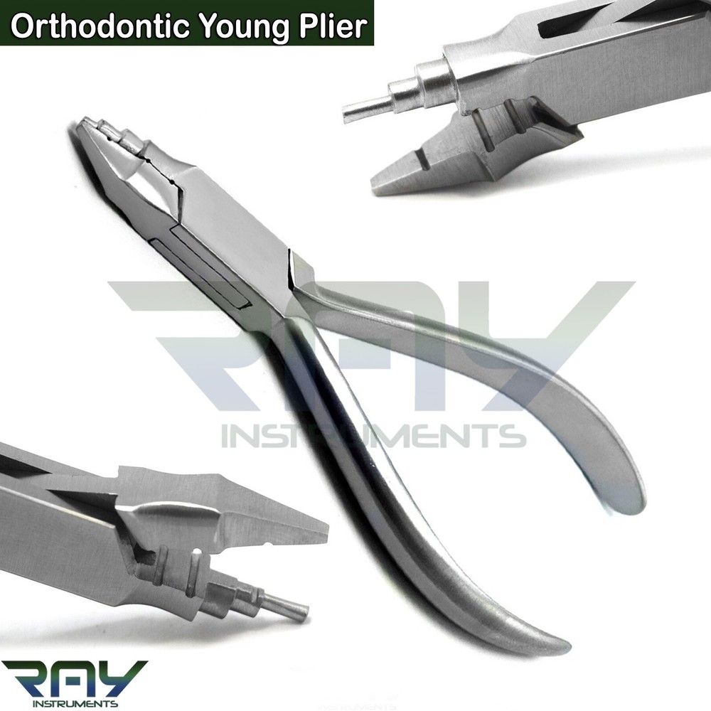 Orthodontic Young Plier Denatl Tooth Braces Wire Bending Loop Forming Instrument