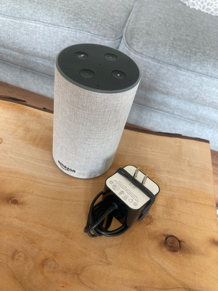 Amazon Echo (2nd Generation) Smart Assistant - Sandstone Fabric