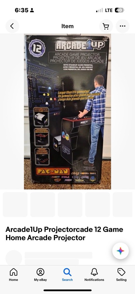 Multi Game Projector Arcade With Pac-Man Deck Included Interchangable Controler