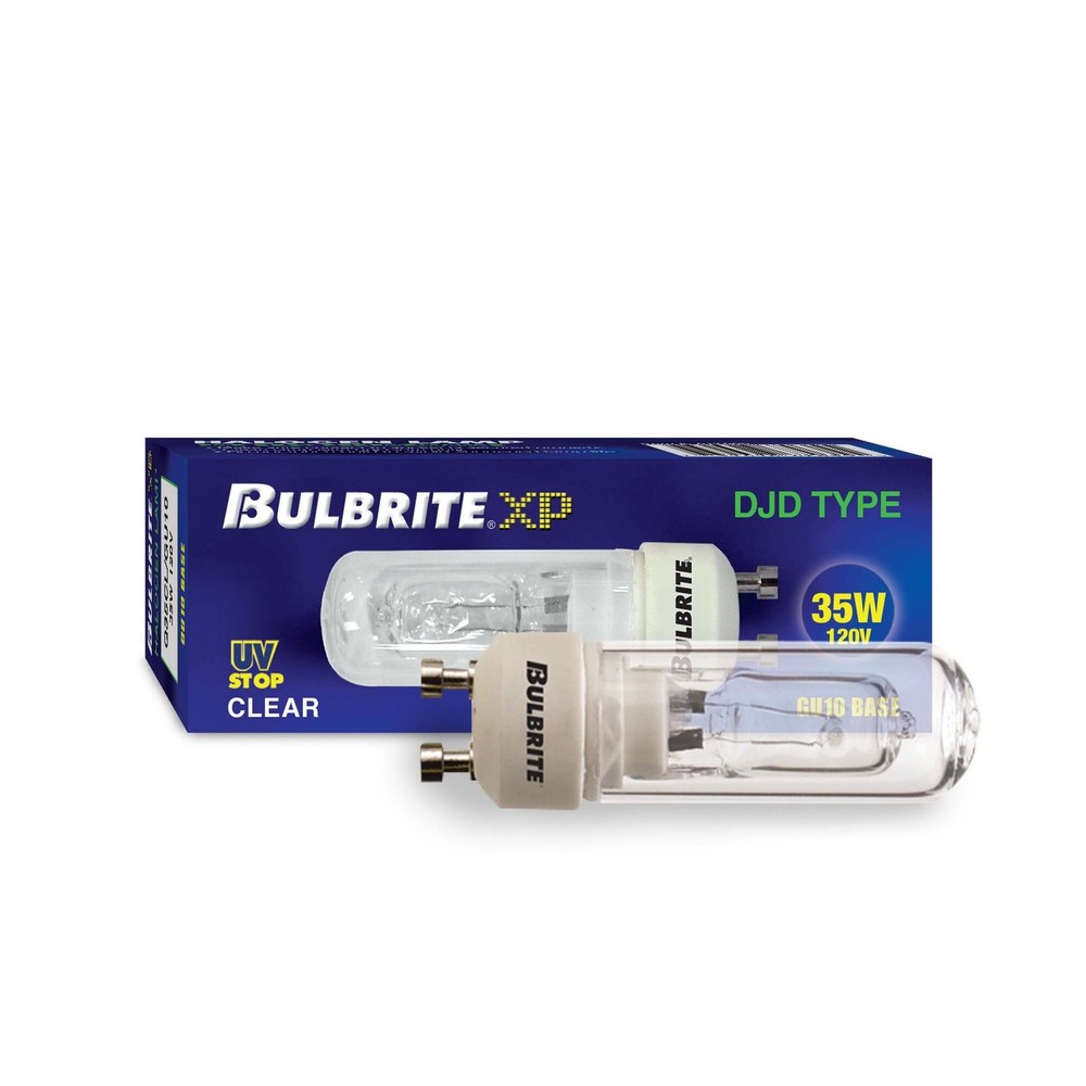 Bulbrite 35 Watt Dimmable Clear Double Envelope DJD Twist & Lock Bi-Pin (GU10) H