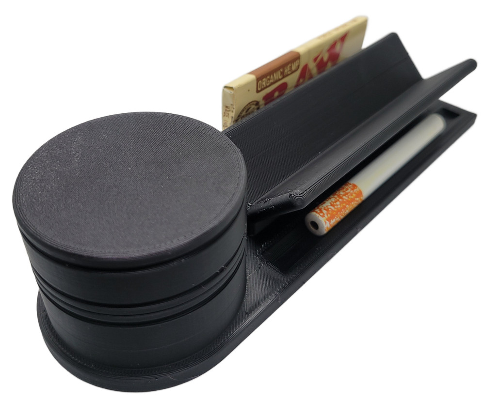 Stash & Roll Rolling Tray, Rolling Tray Console, Stash Jar, Cigarette Rolling