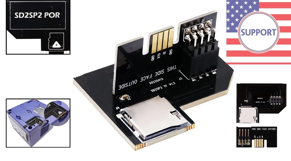SD2SP2 Pro Micro SD Card Adapter for Gamecube - Expand Storage Effortlessly