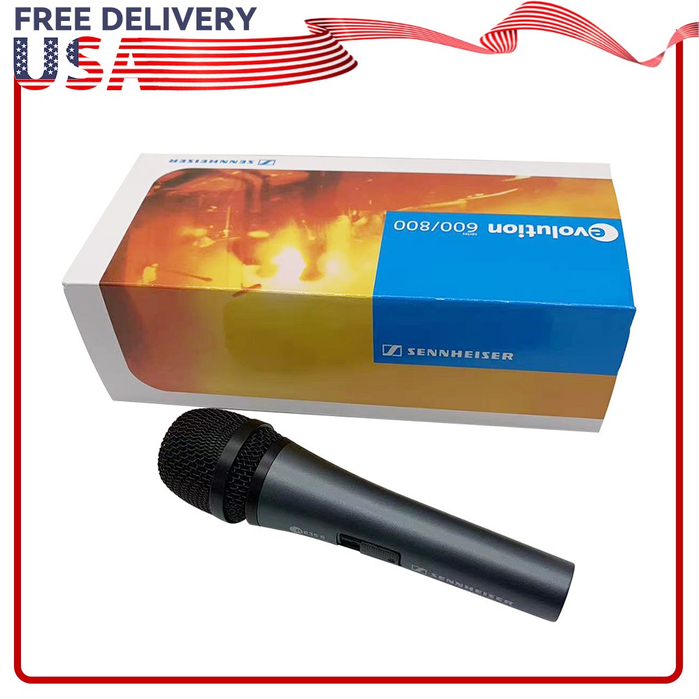 Sennheiser e835-S Dynamic Cardioid Vocal Microphone with On/Off Switch